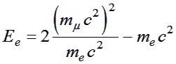 combination of relativistic energy and momentum conservation equations
