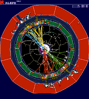 Higgs candidate. ALEPH expt CERN
